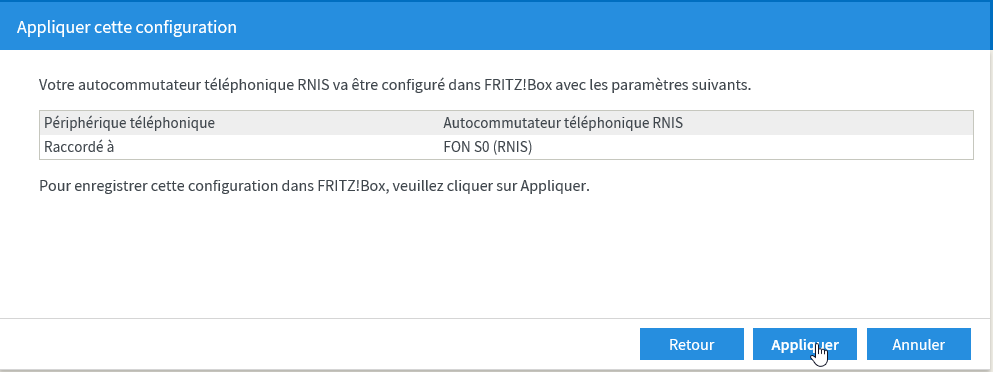 Comment configurer SIP trunk à l'interface de Fritz!box